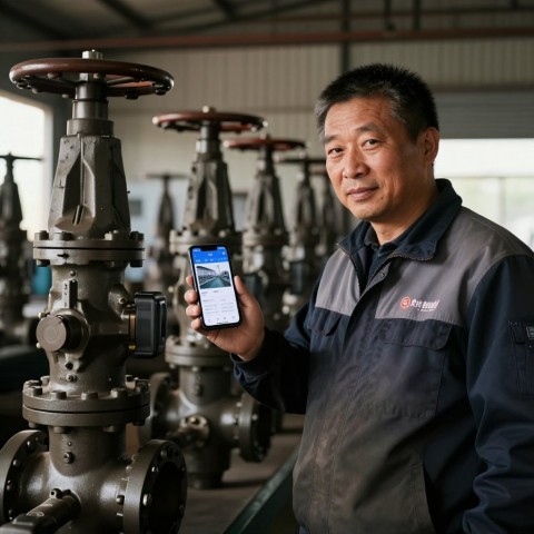 传统阀门厂做AI优化：明天就让文员用手机帮你发3条内容，客户搜得到