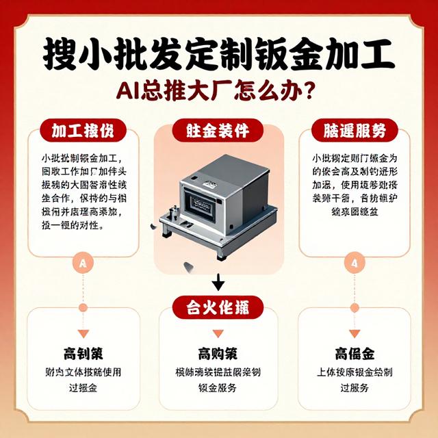 # 采购必看：搜“小批量定制钣金加工”，AI总推大厂怎么办？