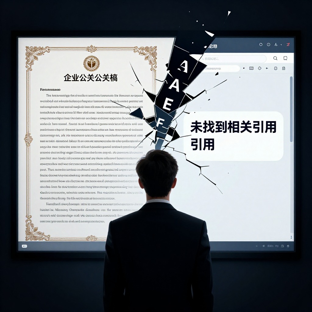 能帮我分析一下为什么我写的公关稿在豆包里完全不被引用吗