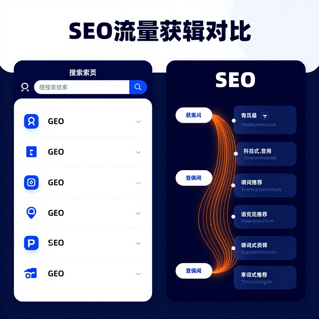 GEO优化和传统SEO在流量获取逻辑上有什么区别